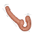 Prótese Dildo Strapless Para Casal Baile 15,1x3,6cm - Imagem 3