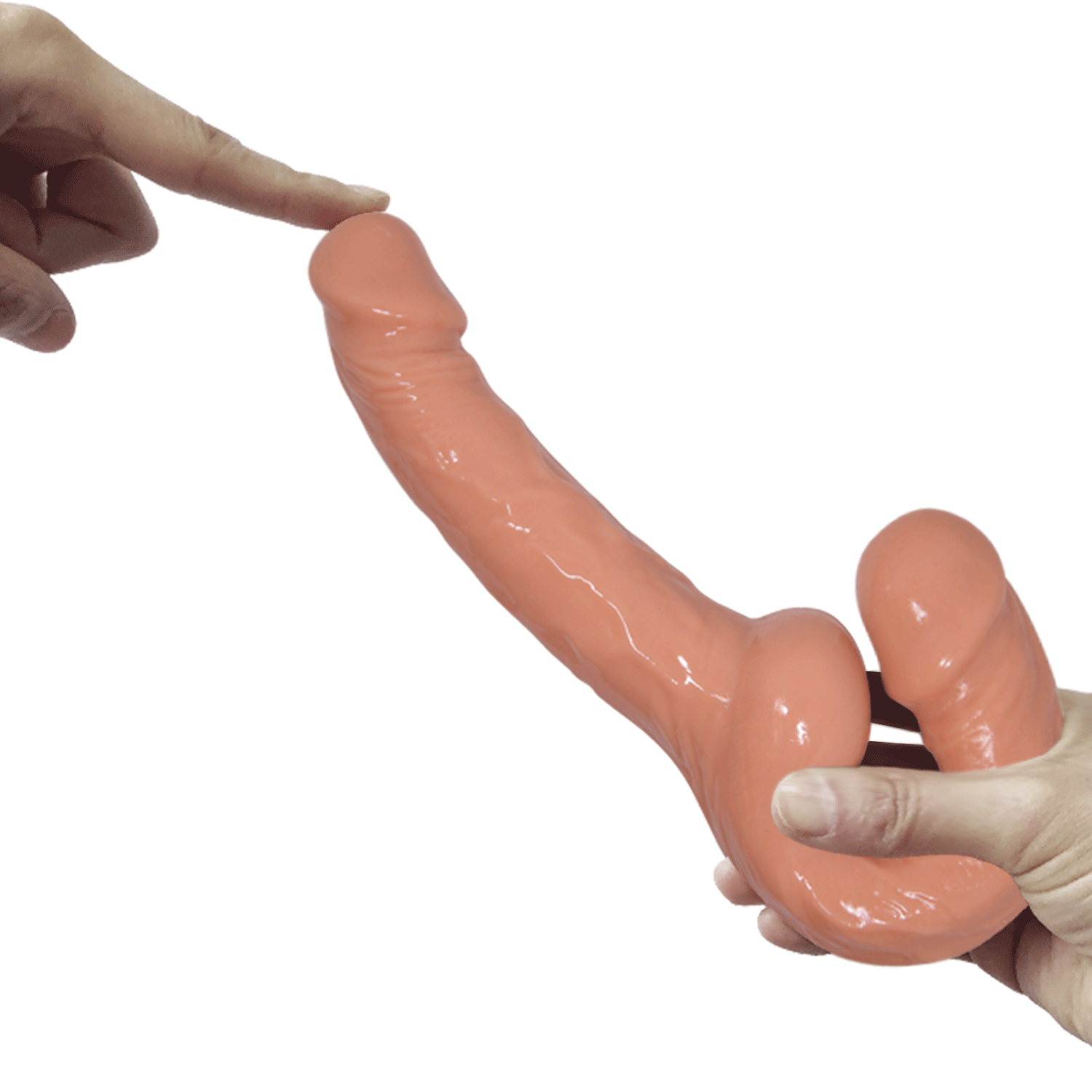 Prótese Dildo Strapless Para Casal Baile 15,1x3,6cm - Imagem 2