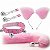 Kit Gatinha PLUG CALDA, PRENDEDOR MAMILO, ORELHAS e COLEIRA (ROSA) - Imagem 1