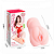 Masturbador Masculino Vagina Com Fissuras E Texturas Internas 13,5 x 6,5 cm Em CyberSkin - Imagem 3