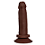 Prótese Super Macia MARRON Tom Com Ventosa 14 x 3,5cm Upper - Imagem 3