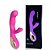 Vibrador Rabbit Angel Recarregável Ponto G com Estimulador Clitoriano e Alça Metalizada 10 modos - Imagem 3