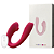Vibrador de Casal Rosa com Língua Estimuladora e Via Controle RECARREGAVEL - Imagem 1