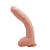 Prótese Realística 27x5 cm com Glande Saliente, Escroto e Ventosa – BEAUTIFUL ALEX - Imagem 2