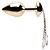 Plug Lite Dourado TAMANHO M com Pingente em ABS - Imagem 4
