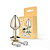Plug Lite Dourado TAMANHO M com Pingente em ABS - Imagem 1
