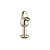 Plug Anal Lite Dourado Formato Pênis com Pedra Dourada em ABS - Imagem 3