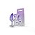 Plug Anal Lite Bicolor TAMANHO M Prata com Roxo Cravejado - ABS - Imagem 3