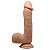 Protese Realística 22,2 x 4,7 cm com Glande Saliente, Veias, Escroto e Ventosa – BEAUTIFUL JOHNSON - Imagem 8