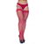 Meia Calça 7/8 Arrastão Com Renda Perrutextil VERMELHA - Imagem 3