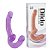 Prótese Penetrador 23,2x3,6cm Strapless com Plug Vaginal - Imagem 2