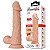 Prótese Realística 24 x 5cm com Dupla Densidade com Escroto – BEAUTIFUL BURAQ - Imagem 2