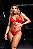 Body PREMIUM Gordon Murray com Coleira VERMELHO - Imagem 1
