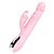 Vibrador Rotativo Sobe e Desce c/ Estimulador Linguinha Recarregável - Imagem 1