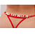 Calcinha Personalizável em Tule Ilusion Vermelha até 5 Letras - Imagem 1