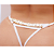 Calcinha Personalizável em Tule Ilusion Branca até 5 Letras - Imagem 1