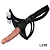 Cinta Peniana com Prótese e Vibrador 15 X 4,2CM - CREME - Imagem 1