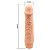 Prótese 17 x 4cm com Vibrador Multivelocidade, Veias e Glande Saliente - Imagem 8