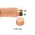 Prótese 17 x 4cm com Vibrador Multivelocidade, Veias e Glande Saliente - Imagem 9