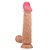 Prótese Realística 24 x 5 cm, com Camada de Dupla Densidade, Possui Glande, Escroto, Vertebra  e Ventosa – SLIDING - Imagem 4