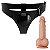 Cinta Peniana com Base Lisa e Pênis Realístico 21,8cm com Escroto, Veias e Ventosa – PRETTY LOVE JERRY - Imagem 5