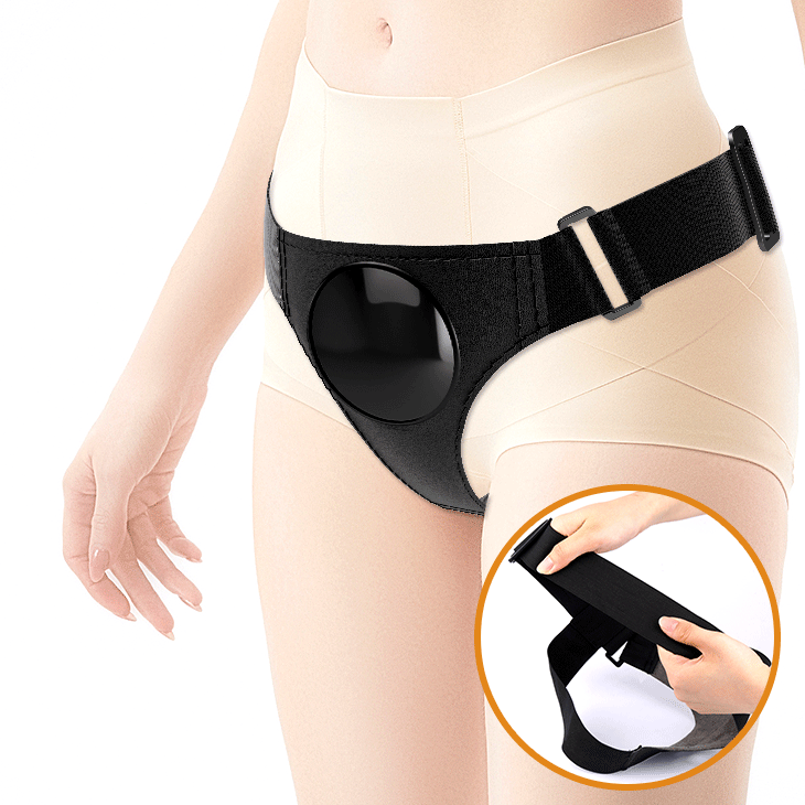 Cinta Peniana com Base Lisa e Pênis Realístico 21,8cm com Escroto, Veias e Ventosa – PRETTY LOVE JERRY - Imagem 4