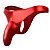 Cueca Masculina De Couro Sintético Com Design De Padrão De Pássaro VERMELHO - Imagem 1