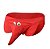 Cueca Masculina Com Design De Elefante VERMELHA - Imagem 1