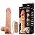 Pênis Realístico SADIK com Vibrador 24 x 5cm - Ventosa Removivel, Dupla Camada e Vertebra - Imagem 10