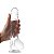 Protese Translúcida 24 x 4cm com 16 Penetrável em Jelly com Ventosa, Possui Glande Pequena e Escroto – GLASSY DILDO - Imagem 2