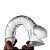 Protese Translúcida 24 x 4cm com 16 Penetrável em Jelly com Ventosa, Possui Glande Pequena e Escroto – GLASSY DILDO - Imagem 1