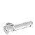Protese Translúcida 24 x 4cm com 16 Penetrável em Jelly com Ventosa, Possui Glande Pequena e Escroto – GLASSY DILDO - Imagem 3