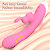 Vibrador Rabbit Texturizado com Estimulador Clitoriano Recarregável - Imagem 5