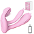 Vibrador com Estimulador e Dupla Penetração Via APP Recarregável - Imagem 1