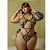 Fantasia Onça Plus Size com Gravata Hot Love - Imagem 1