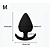 Plug Anal em Silicone - Tamanho M - 6.7x3.5 - Imagem 5