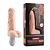 Prótese Realística Recarregável com Glande Pequena e Escroto – VIBRATING DILDO - Imagem 3