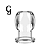 Plug Anal 7,5×5,5×5 cm com Túnel Interno Vazado - Imagem 1