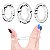 Kit com 3 Anéis Penianos e Nódulos Massageadores TRANSPARENTE – STAY HARD - Imagem 1
