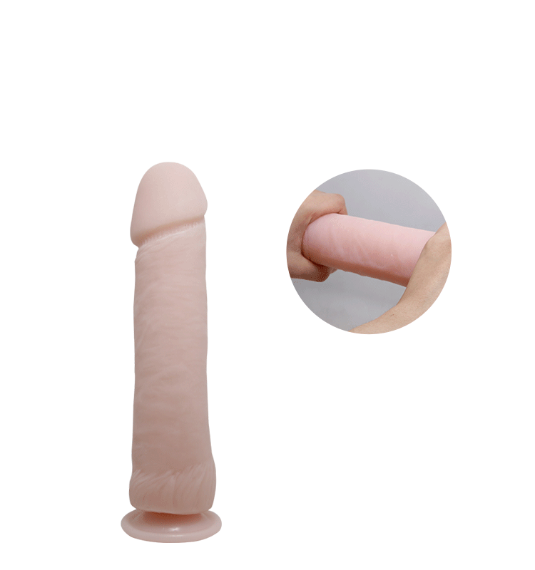 Pênis Realístico 26X5,5 cm com Vibração Multivelocidade e Ventosa – THE BIG PENIS - Imagem 9
