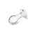 Plug Anal em Vidro 10x5x3,8 com Pedra Colorida na Base - Imagem 2