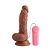 Prótese 8,5x3,2cm com Vibração Multivelocidade, Glande, Veias, Escroto e Ventosa – NICK VIBRATOR WE LOVE - Imagem 4