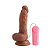Prótese 8,5x3,2cm com Vibração Multivelocidade, Glande, Veias, Escroto e Ventosa – NICK VIBRATOR WE LOVE - Imagem 5