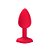 Plug Anal em Silicone Tamanho P  com Base de Flor - Imagem 3