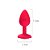 Plug Anal em Silicone Tamanho P  com Base de Flor - Imagem 2
