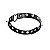 Coleira Feminina Bondage Choker com Coração e Pinos - Preto - Imagem 1