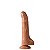 Prótese 20,6x3,5 cm Recarregável com Movimentos, possui Glande, Veias, Escroto e Ventosa – VIBRATOR WE LOVE - Imagem 2
