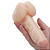Prótese Realística 19x4,5cm com Veias Salientes, Glande, Escroto e Ventosa - Imagem 2