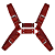 Arreio Masculino Aquiles Harness Dominatrixxx - Imagem 1