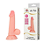 Prótese 15×3,6 cm  com Glande, Corpo Liso, Escroto e Ventosa – ALEX DILDO - Imagem 1